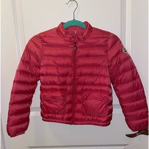Youth Moncler Pink Puffer Jacket